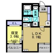 CONFORM LALA 森町の間取り画像