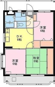 メゾンドール花山手の間取り画像