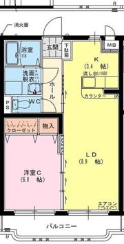 グラートマンションの間取り画像