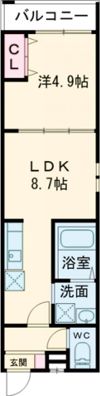 フジパレス新伊丹駅東ウエストの間取り画像
