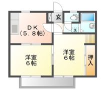ドミエール蔵子の間取り画像