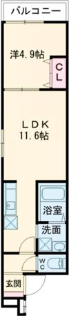 フジパレス新伊丹駅東ウエストの間取り画像