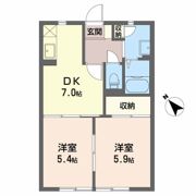 メゾンボナール Bの間取り画像