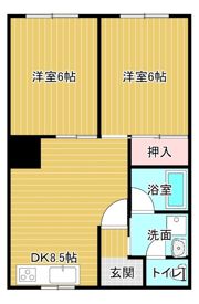 イーストコートの間取り画像