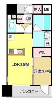 APPLEみやぎのの間取り画像