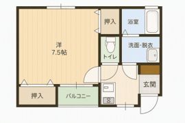 レジデンスTM河原町の間取り画像