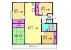 龍ハイツの間取り画像