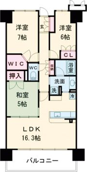 ワコーレシティ神戸三宮の間取り画像