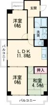 ベルダ鈴蘭台の間取り画像