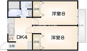 セジュール林 Aの間取り画像