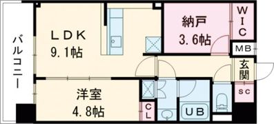 Grand Luceの間取り画像