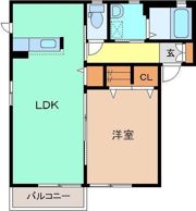 セゾンソレーユFの間取り画像