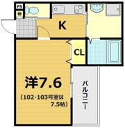 KING CRAFT FUKAKUSAの間取り画像