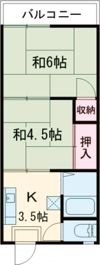 アイビハイツB棟の間取り画像