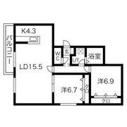 アヴァンティ(手稲区)の間取り画像