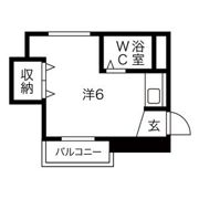 鶴田マンションの間取り画像