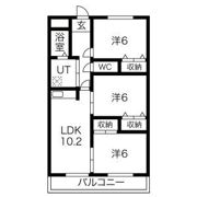 ベルドミール平戸橋1番館の間取り画像