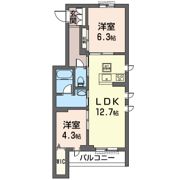 SKシャーメゾン大原 IIの間取り画像