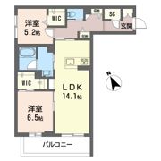 ルミノサ・ファミリアBの間取り画像