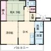 ビレッジハウス吉田宮小路2号棟の間取り画像