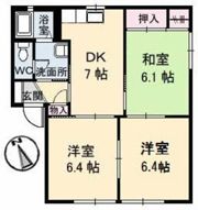 ラフォーレDの間取り画像