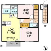 サニーハイムⅡの間取り画像