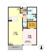 Aries．A（アーリエス．A)の間取り画像