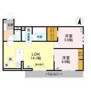D-ROOM上源入の間取り画像