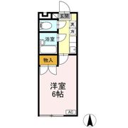 アブニール吉田の間取り画像