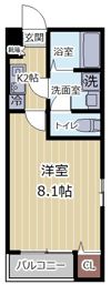 花雫とくつろぐカヌレの間取り画像