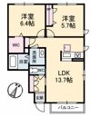 シャーメゾン西山Ⅱの間取り画像