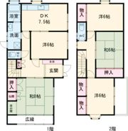 明石市大久保町大窪戸建の間取り画像