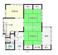 四季の里平屋戸建ての間取り画像