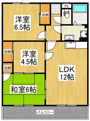 クリアビューパレスの間取り画像