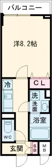 ボンニー元町の間取り画像