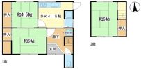 田寺5丁目戸建の間取り画像