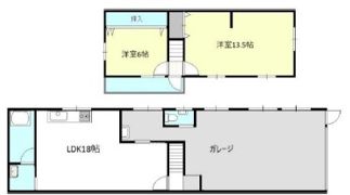 東新町ガレージハウスの間取り画像