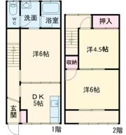 ヒルトップ香月の間取り画像