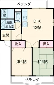ボヌール壱番館の間取り画像