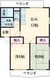 ボヌール壱番館の間取り画像