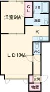ラフプレイス Ⅱの間取り画像