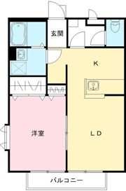 リリカ 23の間取り画像