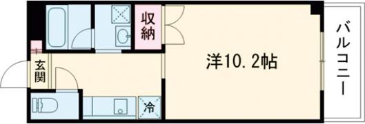 エリーフラッツ京町の間取り画像