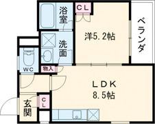 CASA CALMA 茨田大宮の間取り画像