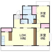 グリーンハイツAの間取り画像