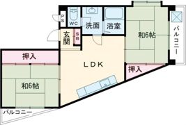 ラ・メール明石の間取り画像