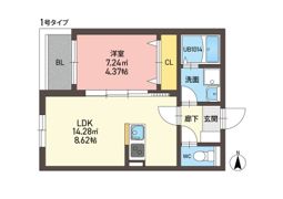 KORIN TERRACE（コーリンテラス） 小郡の間取り画像