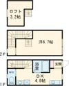 Loft ZEN Aの間取り画像