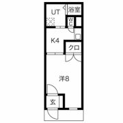 ヒガシハウス北町の間取り画像