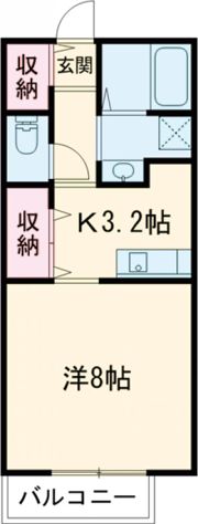 メゾンK B棟の間取り画像